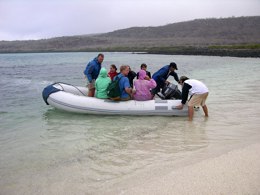 Galapagos 2-2-02 Santa Fe Wet Landing